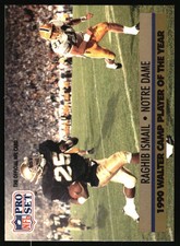 1991 Pro Set Raghib Ismail 36 RC