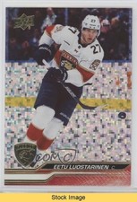 2023 Upper Deck Series 2 Speckled Rainbow Foil Eetu Luostarinen #327 READ 0r35