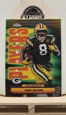2025 Topps Chrome Football - Josh Jacobs #PP-20 Power Players - Packers