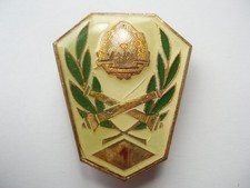 ROMANIA - MILITARY BADGE -FORMER  COMUNIST ARMY - ARTILERY SPECIALIST CL.1, 1988