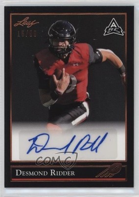 2021 Leaf Memories 1992 Base Bronze Spectrum 16/99 Desmond Ridder Auto 1oh2