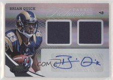 2012 Certified Freshman Fabric 410/499 Brian Quick #329 Auto qg9