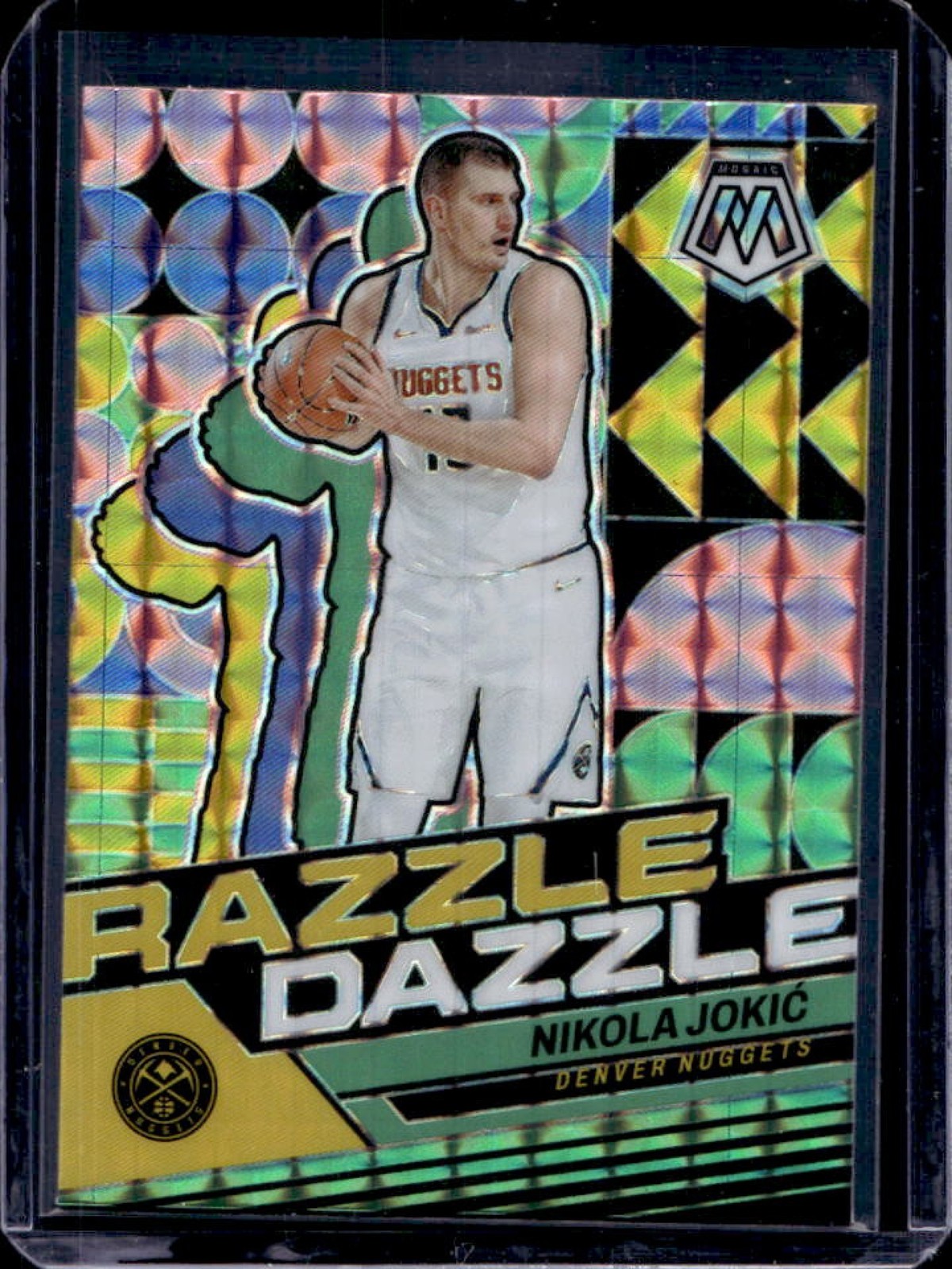 2023-24 Mosaic Nikola Jokic Razzle Dazzle #3 Nuggets