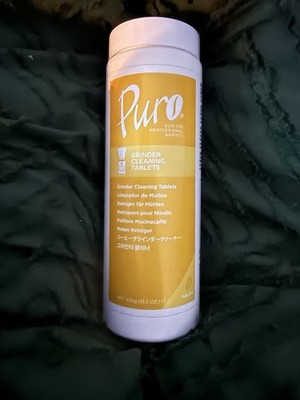 Puro Grinder Cleaning Tablets Professional Coffee Grinder Cleaner 15.2 Oz