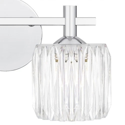 Polished Chrome LED Bathroom Vanity Light from the Spade Collection - Picture 5 of 5