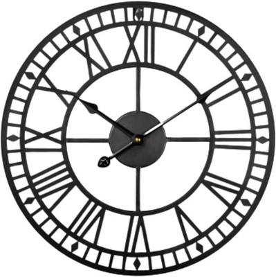 Große Outdoor Garten Wanduhr 40/60cm groß Open Face Metall römische Ziffern riesig