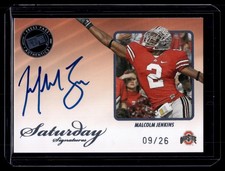 Malcolm Jenkins 2009 Press Pass Legends Saturday Signatures Auto Card /26 #SS-MJ