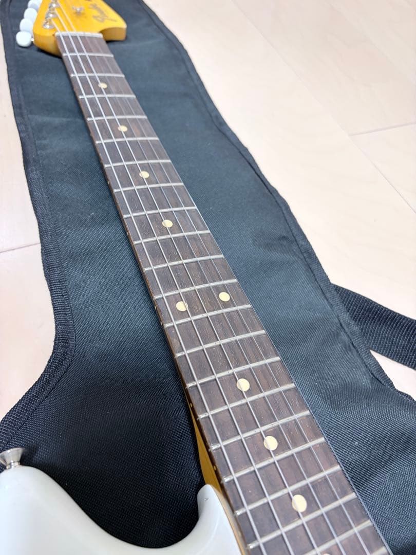 Electric Guitar Fender Mustang P90 Musikraft Quarter-sawn Neck