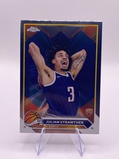 Julian Strawther 2023-24 Topps Chrome #134 Rookie Card Denver Nuggets NBA. rookie card picture