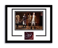 Hamilton Burr Leslie Odom Jr. Autographed Signed 11x14 Framed Photo ACOA