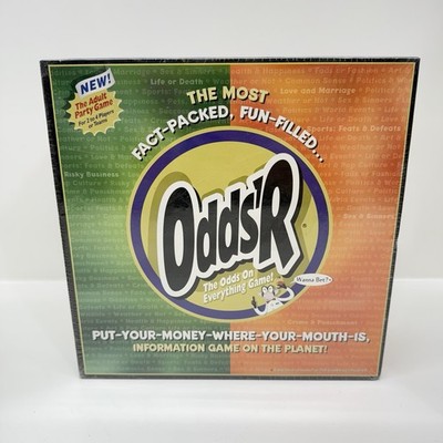 NEW Odds'R Board Game Hot Topics Cool Questions Answers Bet Choice Chance Fun 