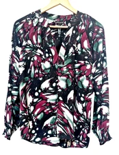 The Limited NWT Sz S Blouse Woven Print w/Metallic Thread  Retail  $59.50