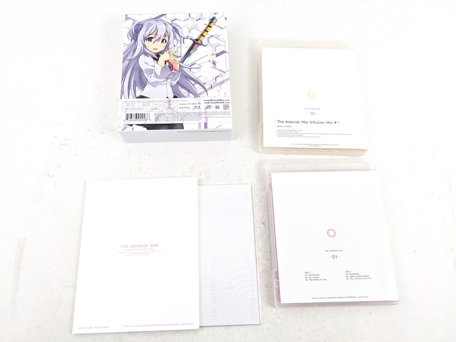 The Asterisk War Volume 1-4 Limited Edition (Blu-ray, Aniplex of America)