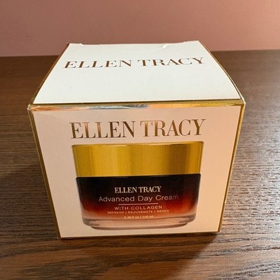Ellen Tracy Advanced Day Cream Women 3.38oz White New Collagen Moisturizer