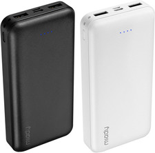 2-Pack Portable Charger PD 22.5W Power Bank 20000Mah Battery Pack