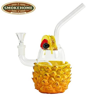 Hookah 8.5'' Glass Bongs and Water Pipes Tobacco Smoking Perc 14mm bowl Pineapple
