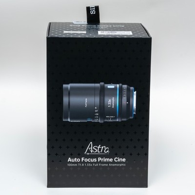 Sirui 100mm T1.8 Astra 1.33x Autofocus Anamorphic Lens Sony E Mount - UK RM inkl