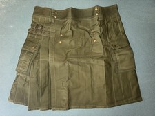 Tactical Utility Kilt  Camo Dark Green  Mens Size 44  Highland Renaissance