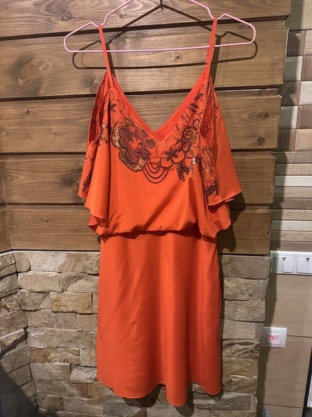 Women Karen Millen Dress Coral 36