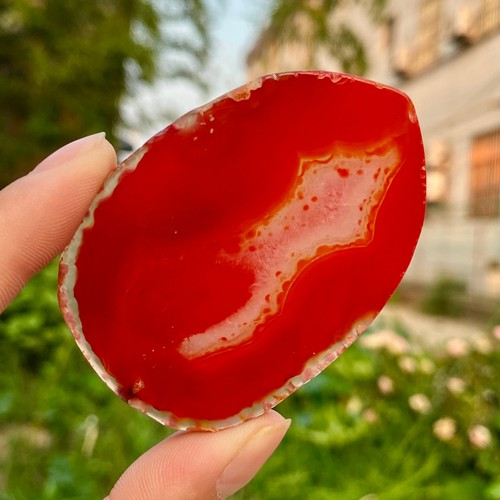 33G Natural agate Agate Geode Slab/Slice quartz crystal mineral specimen Reiki - 第 12/12 張圖片