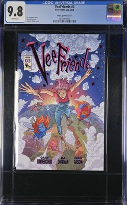 Rare 2025 VeeFriends Comic #3  ALT Red Foil /25 Andrew Drilion CGC 9.8