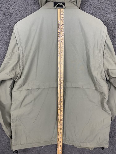 SCOTTeVEST Jacket Mens Medium Green Convertible Lined Utility Cargo TEC - Picture 11 of 14