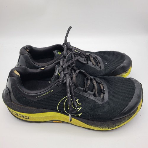 Topo Athletic MTN Racer 3 Mens Trail Running Shoes Size 9.5 Black & Yellow Flaw - Picture 4 of 7