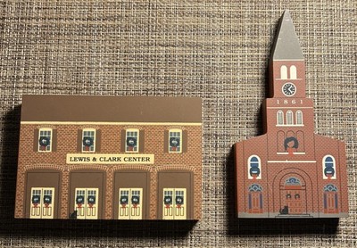 Vintage St. Charles Christmas Series. The Cat s Meow 1993 2 Piece St. Peters