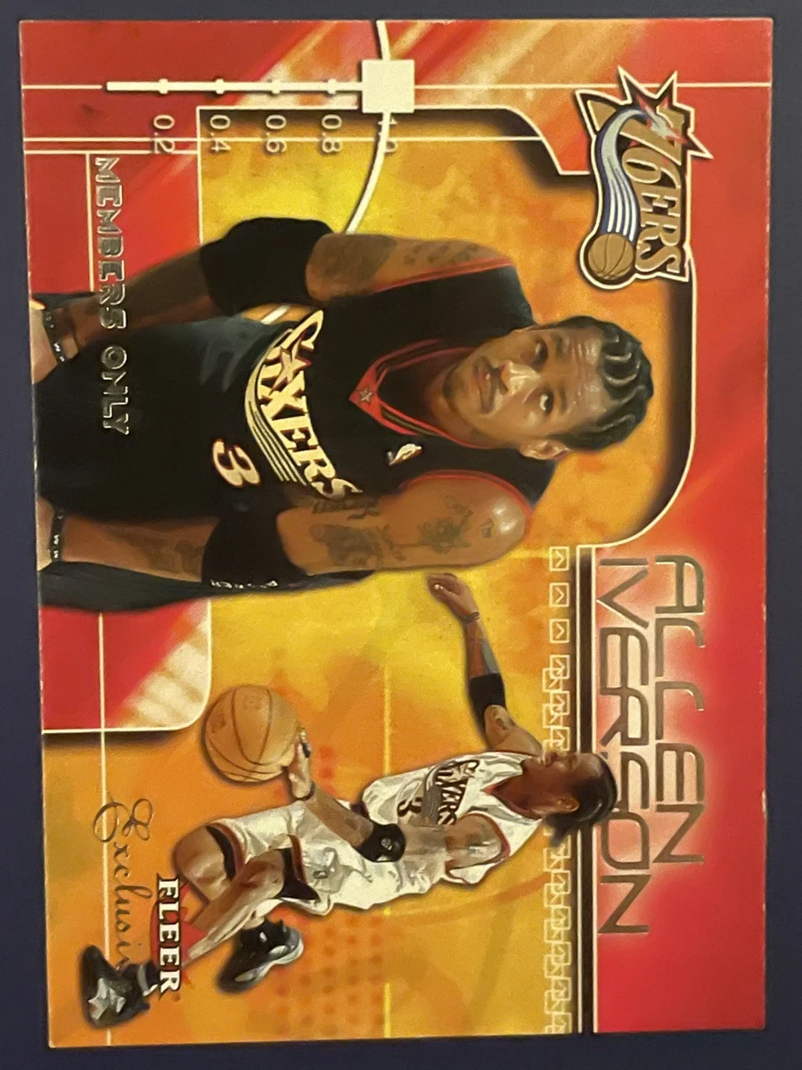 Fleer Allen Iverson Basketball 2001-02 Season Sports Trading Cards 