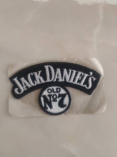 Jack Daniels Black & White Old No 7 Embroidered Tennessee Whiskey Patch - Bild 1 von 8