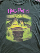 Harry Potter and the Half-Blood Prince Official Graphic T Shirt, Green, Men's L
