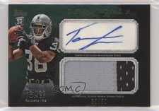 2011 Topps Inception Rookie Green 30/50 Taiwan Jones Jumbo Patch Auto b2g