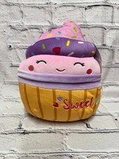 New w/ Tags Squishmallows 8" KIMMIE the CUPCAKE SPRINKLES VALENTINES PLUSH