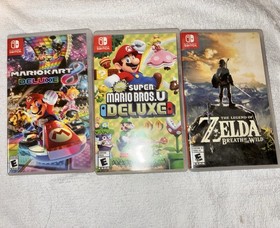 Nintendo Switch with 3 Games,  A Second Controller, A 256GB SD card
