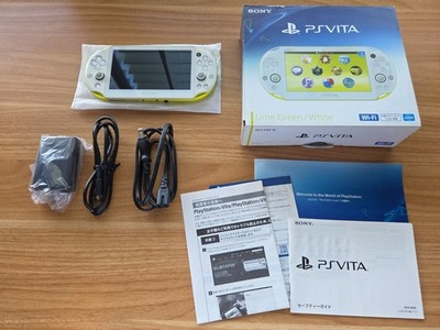 Sony PlayStation Vita Slim PS VITA Pch-2000 Lime Green CIB Console US SELLER