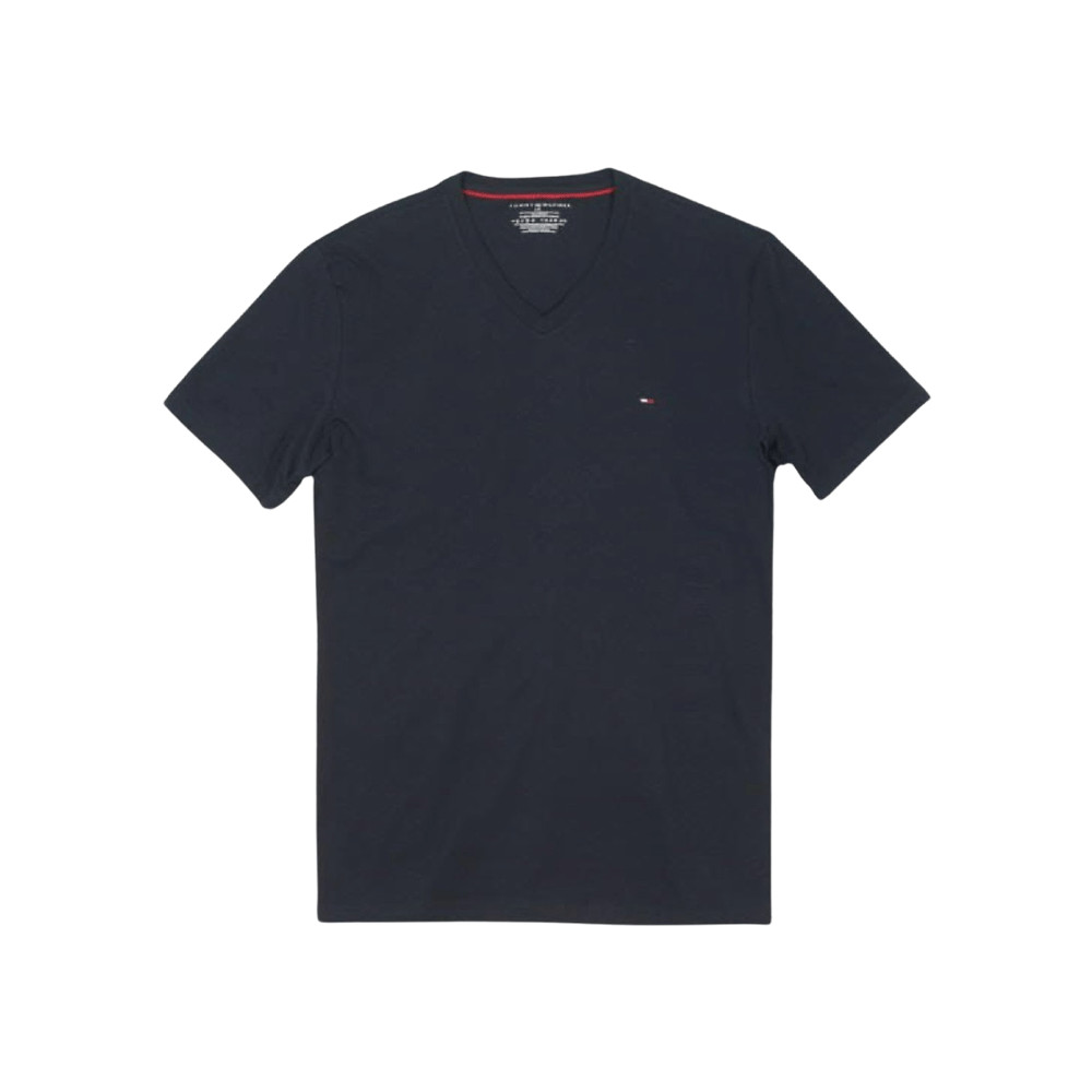 Tommy Hilfiger Flag Core V-Neck T-Shirt Dark Navy