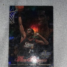 Fleer 1997-98 Flair Showcase Showtime Row 2 Tim Thomas Rookie #25 76ers NBA