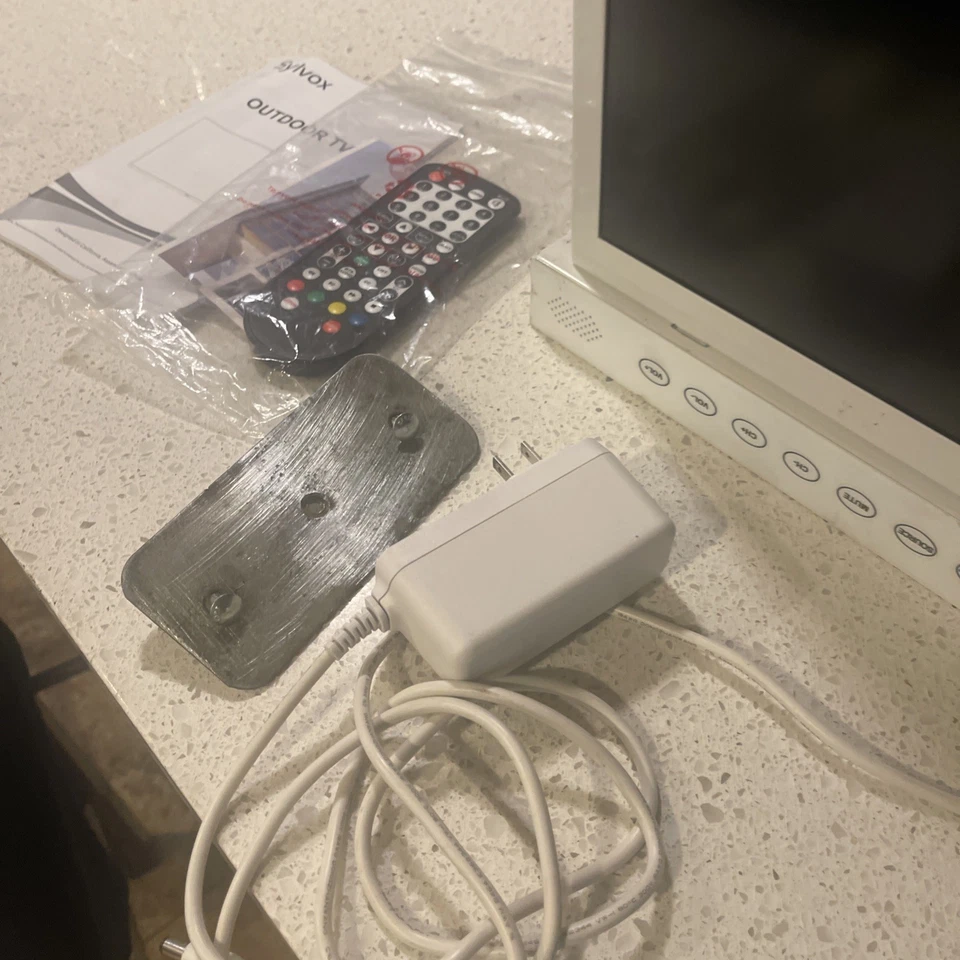 15.6 In Flip Down Smart  TV ±180° Rotation  Under Cabinet Kitchen TV Mahogany - Image 2 of 4