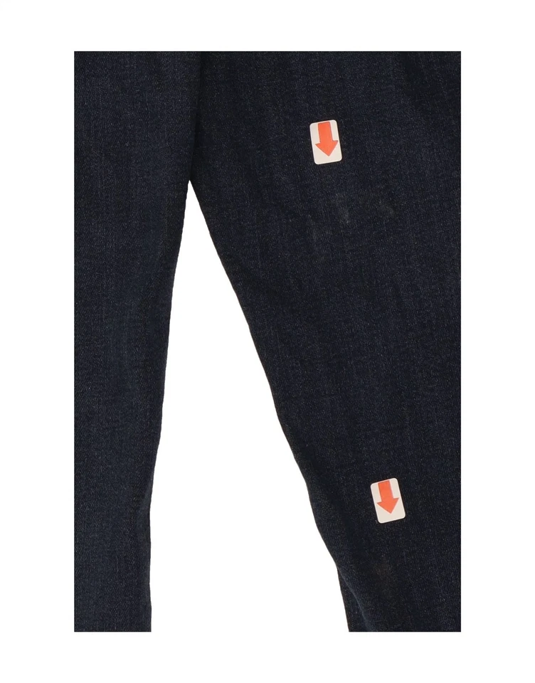 DKNY Womens Curvy Slim Bootcut Jeans US 8 Medium W30 L31 Navy Blue Cotton CZ14 - Image 3 of 4