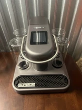 Bartesian 55300 Premium Cocktail Machine Gray with Bottles Great Condition 