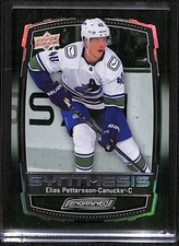2023-24 Upper Deck Engrained Synthesis Elias Pettersson #S-26 Green