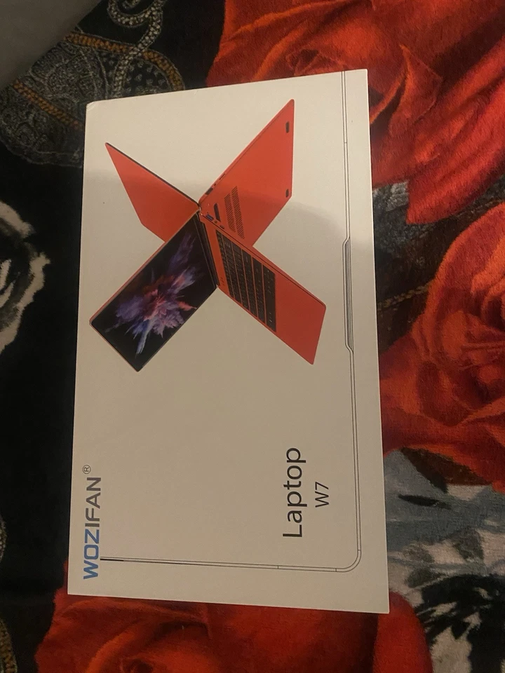 WOZIFAN W7 Laptop 14 Zoll 6GB 256GB SSD, N4020, Win 11, Wi-Fi 2.4G/5G, Rot - Bild 2 von 4