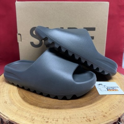 adidas Yeezy Slides Dark Onyx ID5103 Black Size 9 | eBay