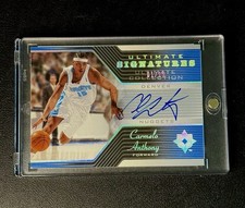 Carmelo Anthony 2004 Ultimate Collection Ultimate Signatures Gold #1/15