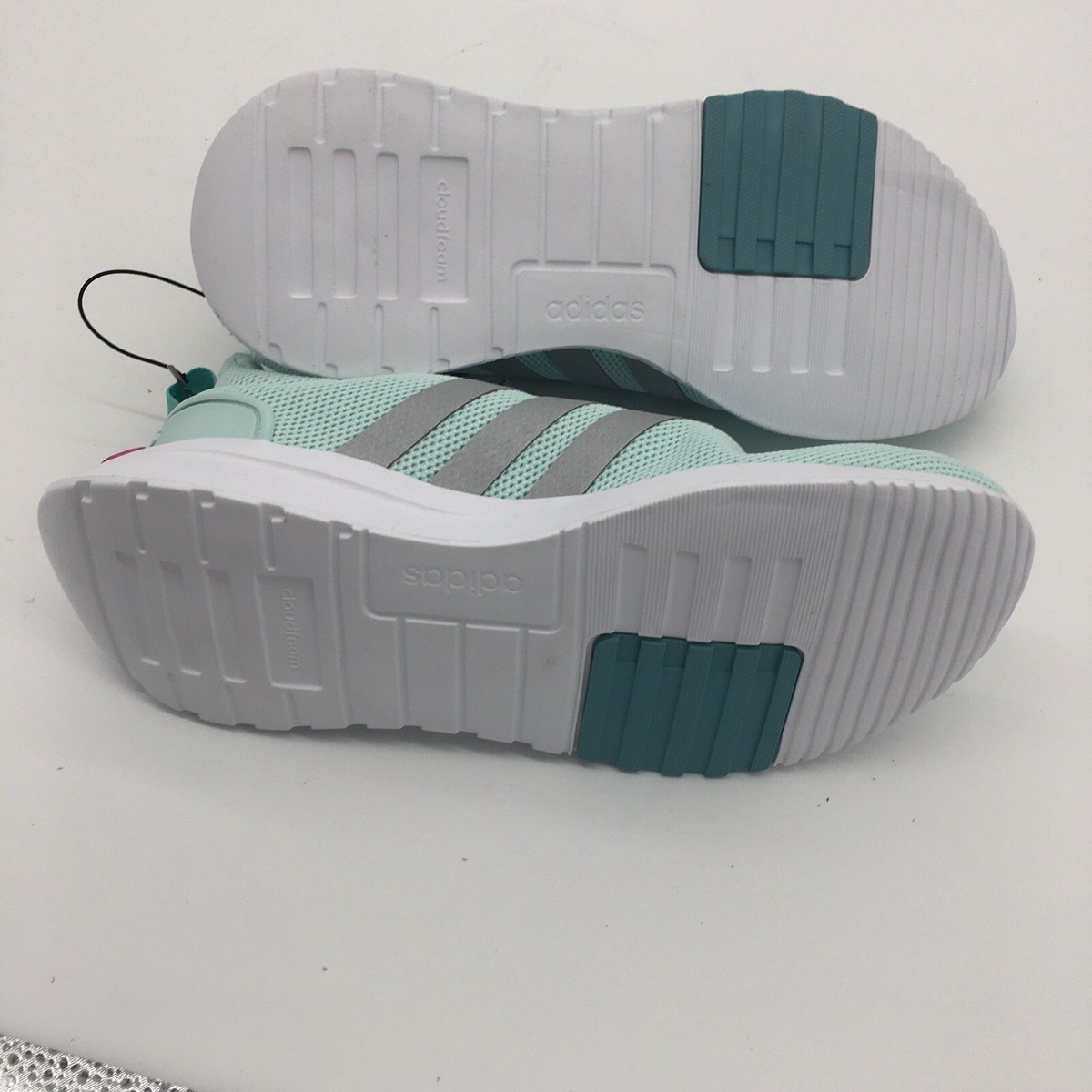 adidas gazelle silver green womens Adidas Cloudfoam Racer TR Trainer Shoe – SWAG KICKS