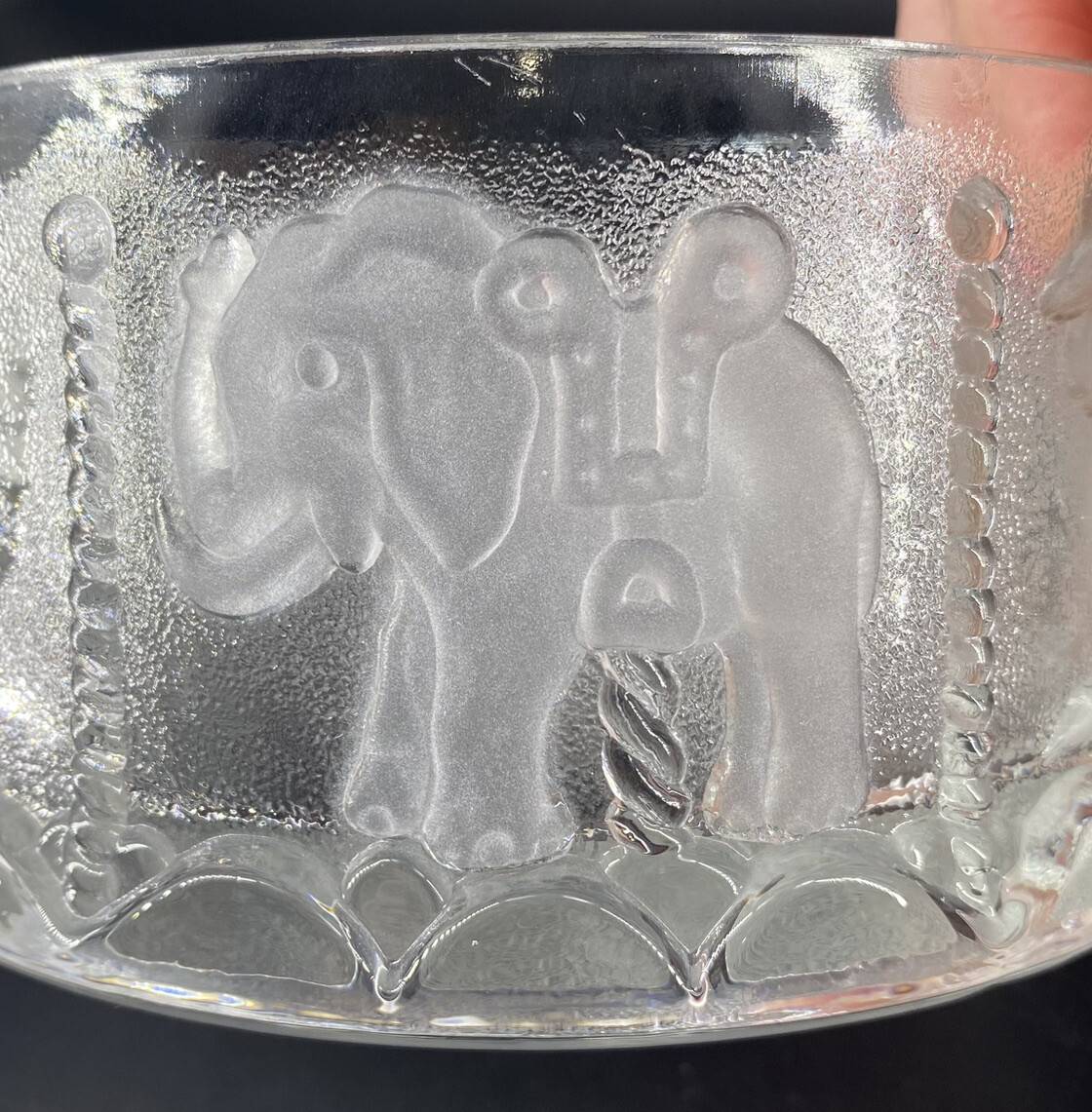 CRYSTAL BIRD SPECIAL DIGEST '90非売品 VTG GOEBEL Lead-Crystal CAROUSEL Circus ANIMALS Satin Tent