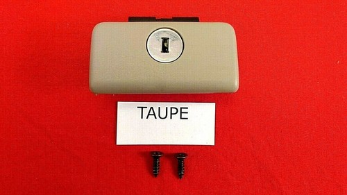 2002-2006 TOYOTA CAMRY GLOVE BOX LATCH HANDLE STORAGE COMPARTMENT LOCK TAUPE - Picture 4 of 7