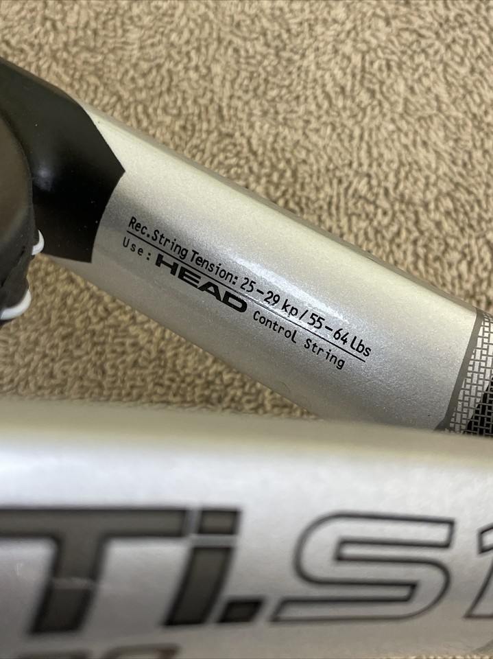HEAD Ti S1 PRO Titanium Tennis Racquet 4 3/8” - 3 | eBay