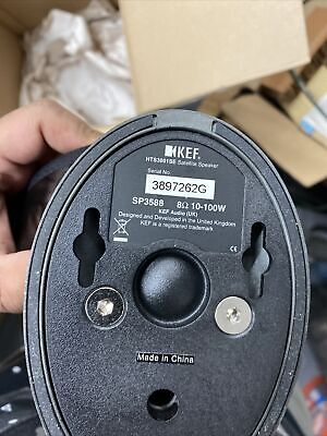 KEF HTS3001SE Black Satellite Speakers surround sound | eBay KEF HTS3001SE Black Satellite Speakers surround sound | eBay