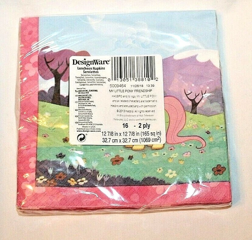 DesignWare My Little Pony 2层午餐餐巾纸16克拉 — 第 2/2 张图片